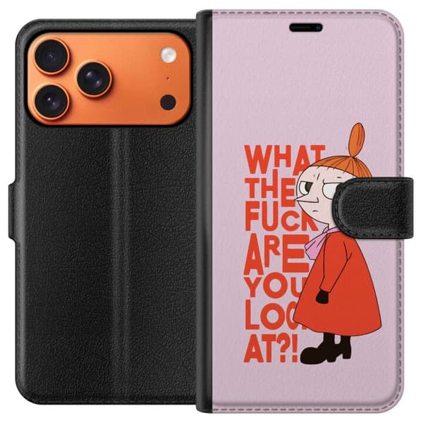 Kompatibel Tegnebogsetui til Apple iPhone 17 Pro Max Lilla My Förvånad pink