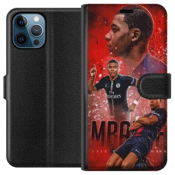 Kompatibel Tegnebogsetui til Apple iPhone 12 Pro Max Mbappe
