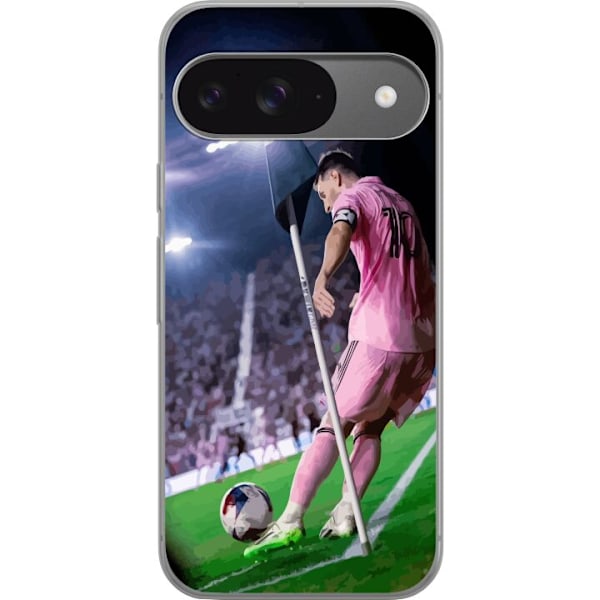 Google Pixel 9 Genomskinligt Skal Lionel Messi