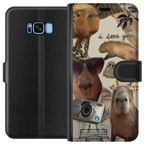 Kompatibelt Lommeboketui til Samsung Galaxy S8 Capybara