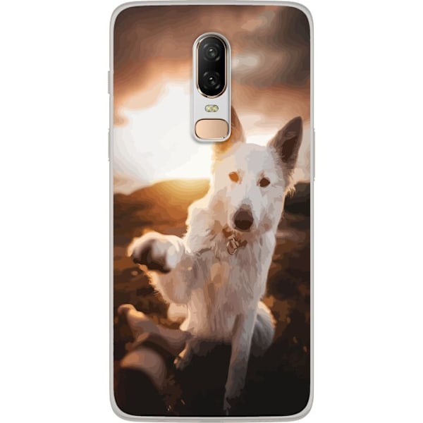 OnePlus 6 Gjennomsiktig deksel Hund