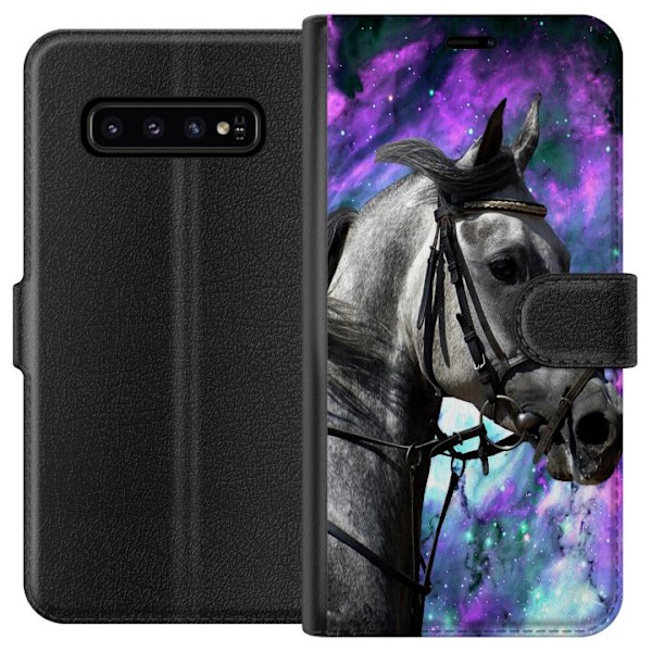 Samsung Galaxy S10 Plånboksfodral Häst