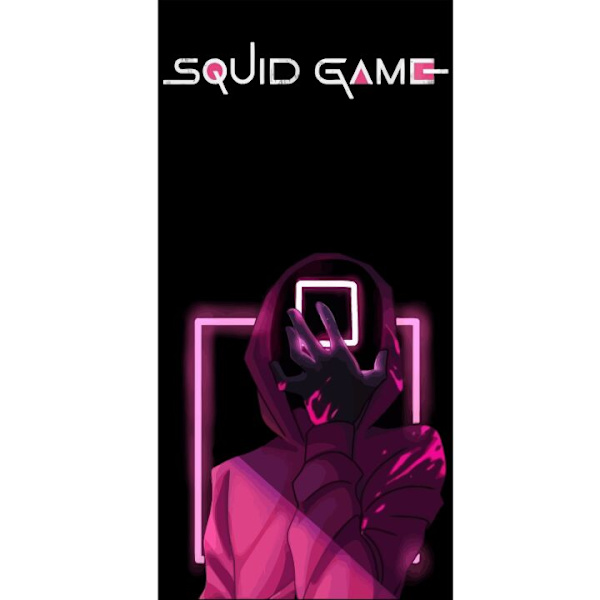 Apple iPhone 13 Pro Lompakkokotelo Squid Game Teema Suosittu Sarja Motiivi Graafinen Ikoninen Suunnittelu Aasialainen Popkulttuuri Jännitys Draama