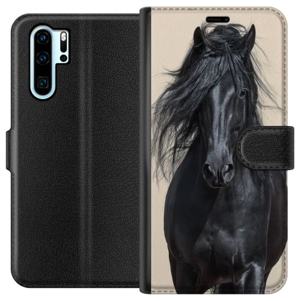 Kompatibelt Lommeboketui til Huawei P30 Pro Hest