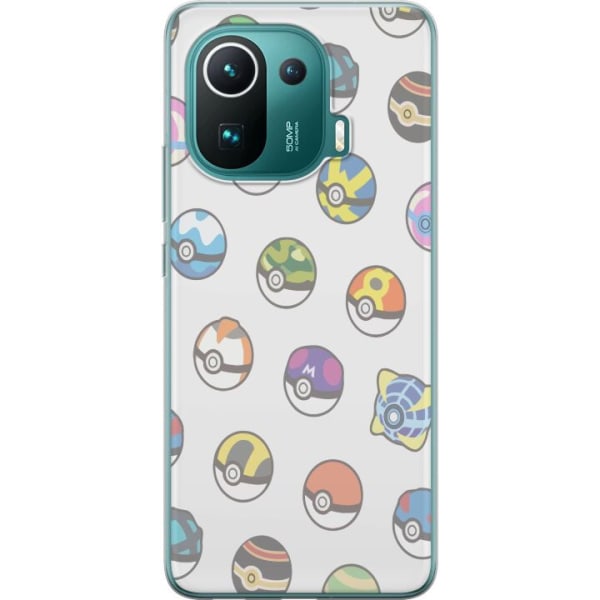 Xiaomi Mi 11 Pro Gennemsigtig cover Pokemon