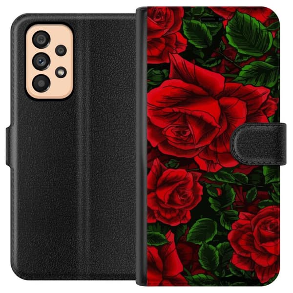 Kompatibelt Lommeboketui til Samsung Galaxy A53 5G Blomster