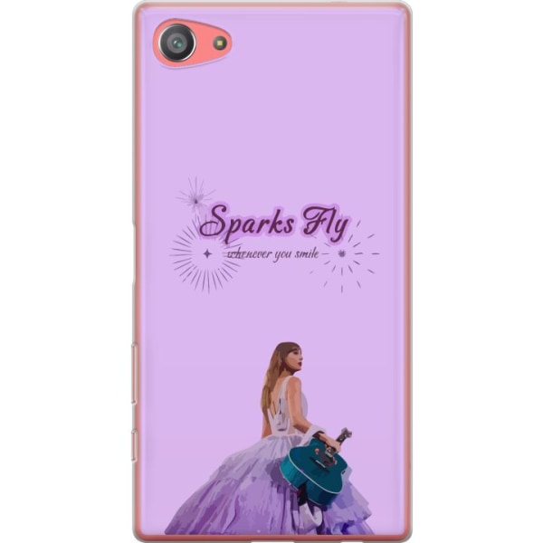 Sony Xperia Z5 Compact Gennemsigtig cover Taylor Swift - Spark