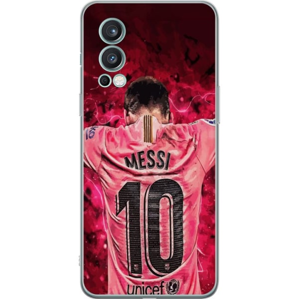 OnePlus Nord 2 5G Gennemsigtig cover Messi