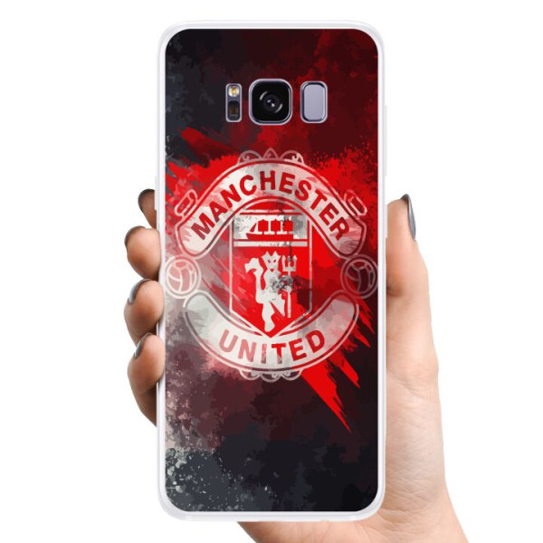 Samsung Galaxy S8 TPU Matkapuhelimen kuori Manchester United F