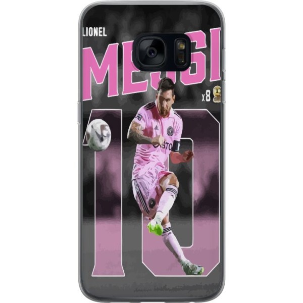 Samsung Galaxy S7 Läpinäkyvä kuori Lionel Messi