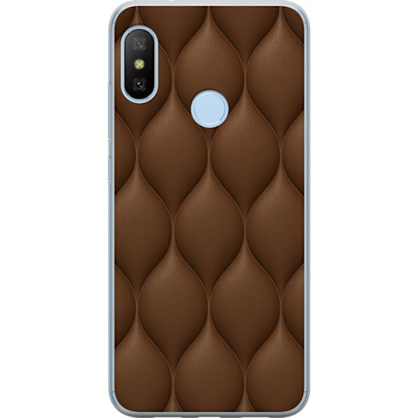 Xiaomi Mi A2 Lite Läpinäkyvä kuori Kaakaoskaalat