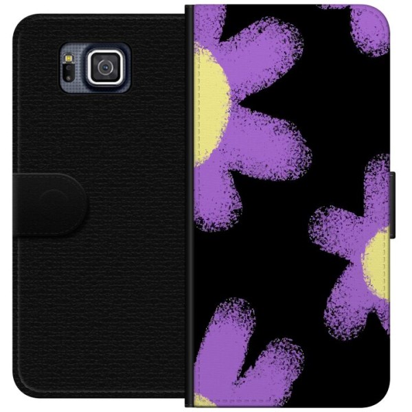 Samsung Galaxy Alpha Plånboksfodral Blomsterdräkt
