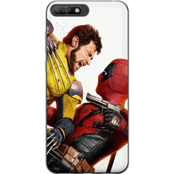 Huawei Y6 (2018) Genomskinligt Skal Deadpool & Wolverine