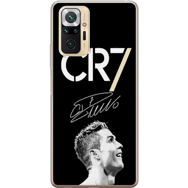 Xiaomi Redmi Note 10 Pro Läpinäkyvä kuori CR7 Ronaldo