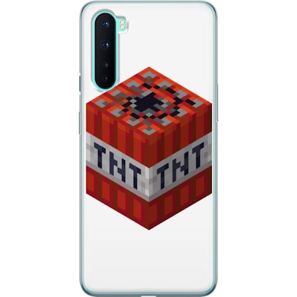 OnePlus Nord Läpinäkyvä kuori Minecraft TNT