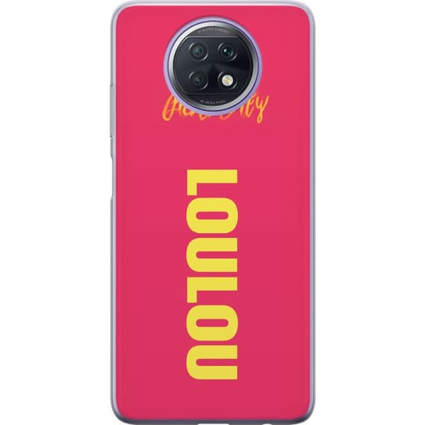 Kompatibelt Mobildeksel til Xiaomi Redmi Note 9T LOL LOL text rosa