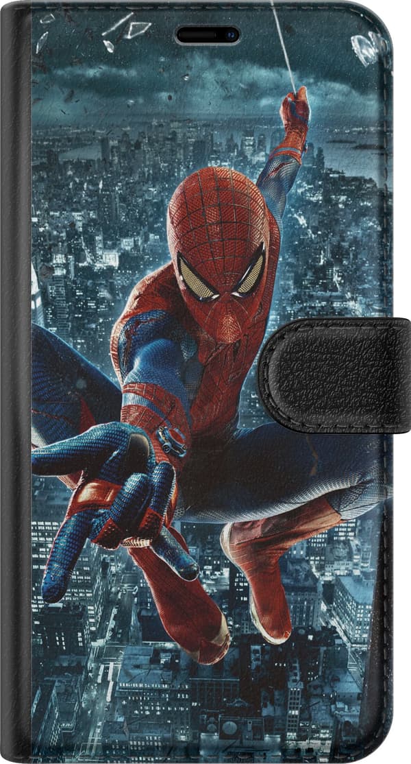 Kompatibel Tegnebogsetui til Sony Xperia 10 IV Spiderman