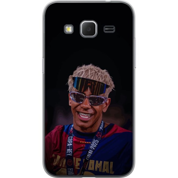 Samsung Galaxy Core Prime Genomskinligt Skal Lamine Yamal mobilskal i stilren sportdesign