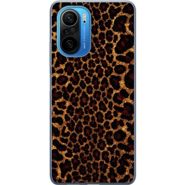 Kompatibelt Mobilskal till Xiaomi Poco F3 Wild Leopard brun