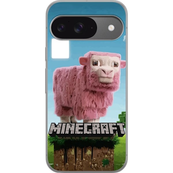Google Pixel 9 Pro Läpinäkyvä kuori A Minecraft Movie
