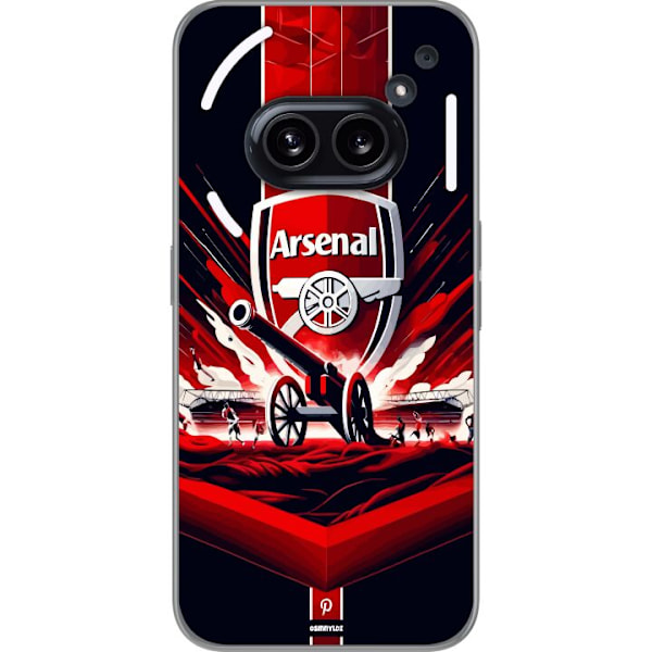 Nothing Phone (2a) Gennemsigtig cover Arsenal