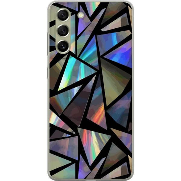 Kompatibelt Mobilskal till Samsung Galaxy S21 FE 5G 3D Reflektion