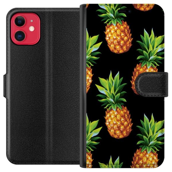Yhteensopiva Lompakkokotelo Apple iPhone 11 Ananas