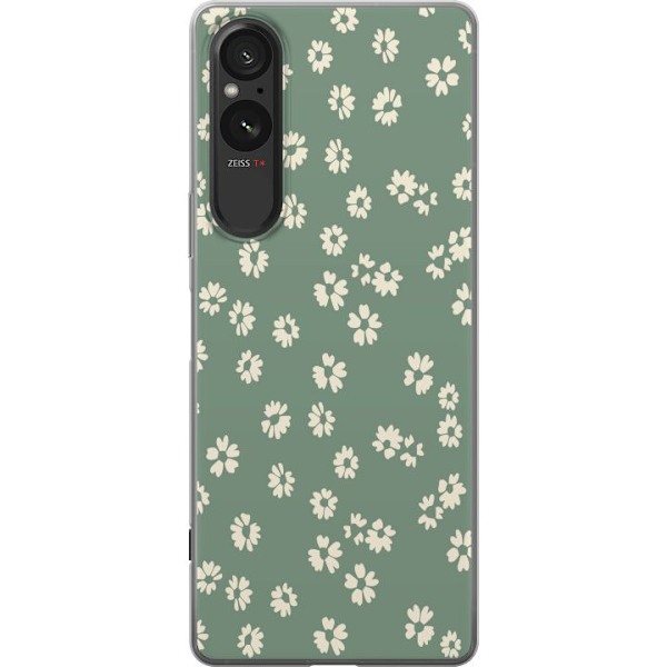 Sony Xperia 5 V Läpinäkyvä kuori Kukkaisunelma - Värikäs Kukkakuvio