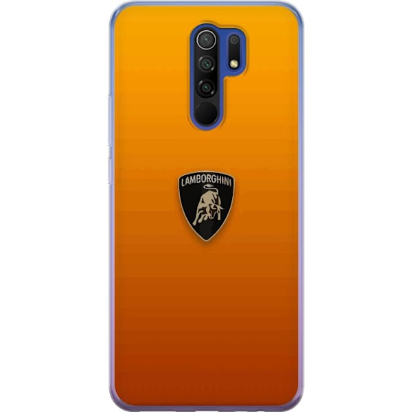 Xiaomi Redmi 9 Gennemsigtig cover Lamborghini