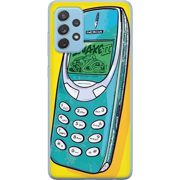 Samsung Galaxy A72 5G Gjennomsiktig deksel Nokia 3310, Snake 2