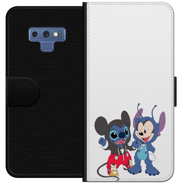 Samsung Galaxy Note9 Tegnebogsetui Stitch Mickey Mouse