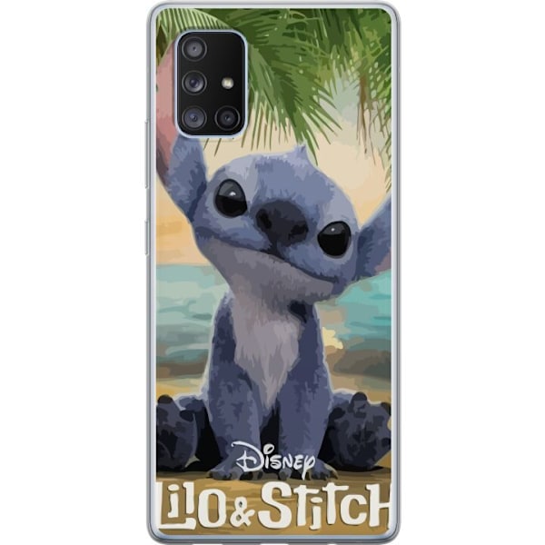 Samsung Galaxy A71 5G Läpinäkyvä kuori Rakastava – Sydämin & Kawaii-tunnelma