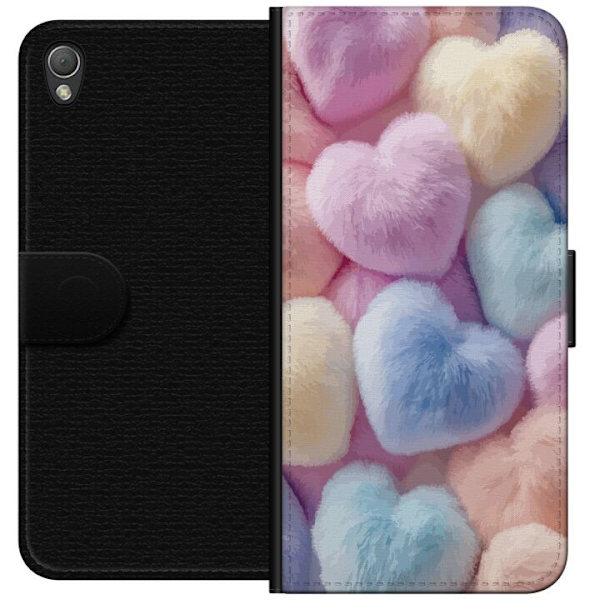Sony Xperia Z3 Plånboksfodral Hjärtan Kärlek Grafisk Design Romantiskt Motiv Populärt Symbol Grafiskt Mönster Dekoration