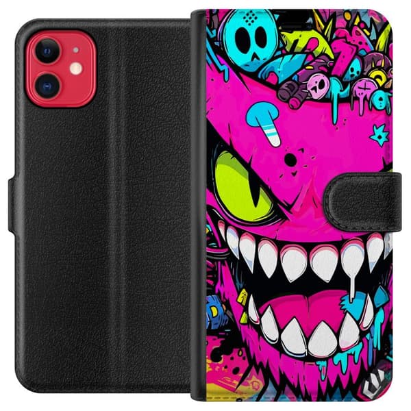 Kompatibel Tegnebogsetui til Apple iPhone 11 Monster