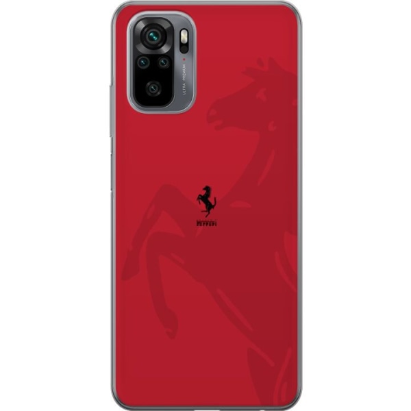 Xiaomi Redmi Note 10 Gennemsigtig cover Ferrari