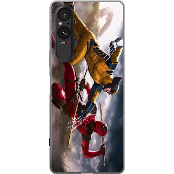 Sony Xperia 10 VI Gjennomsiktig deksel Wolverine Deadpool