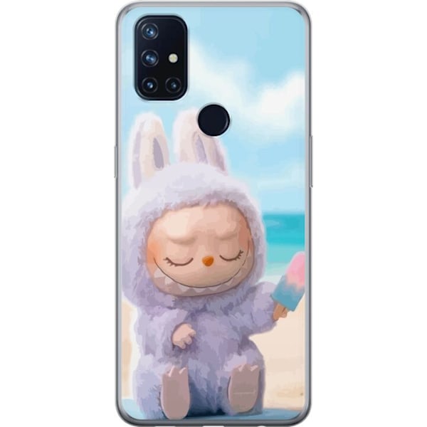 OnePlus Nord N10 5G Gennemsigtig cover Labubu Lyserød Stemnin