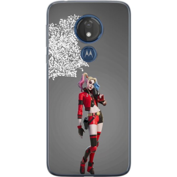Motorola Moto G7 Power Gennemsigtig cover Harley Quinn