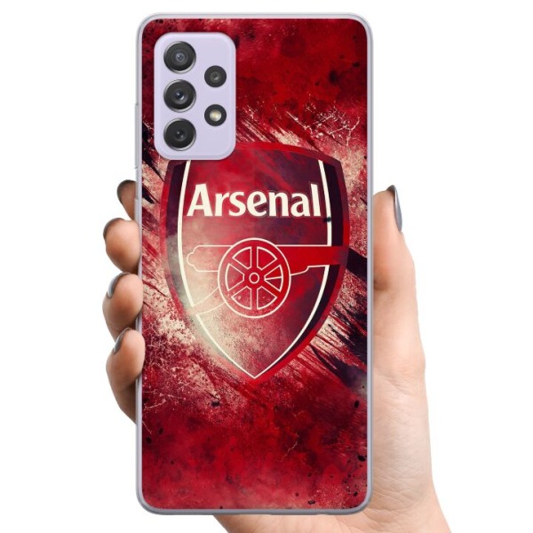 Samsung Galaxy A52s 5G TPU Mobilcover Arsenal Fodbold