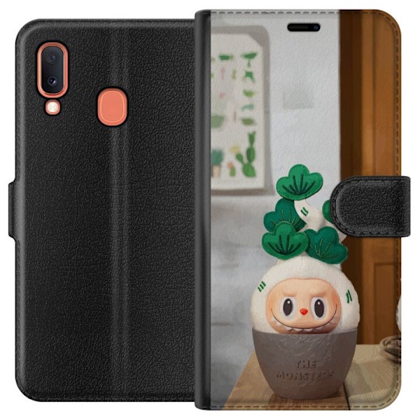 Samsung Galaxy A20e Plånboksfodral THE MONSTERS Naughty Plants