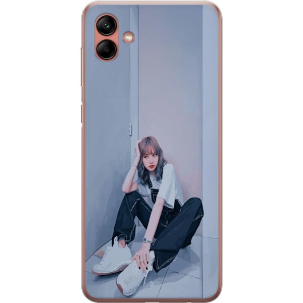 Samsung Galaxy A04 Genomskinligt Skal Lisa from Blackpink – K-pop Style Icon