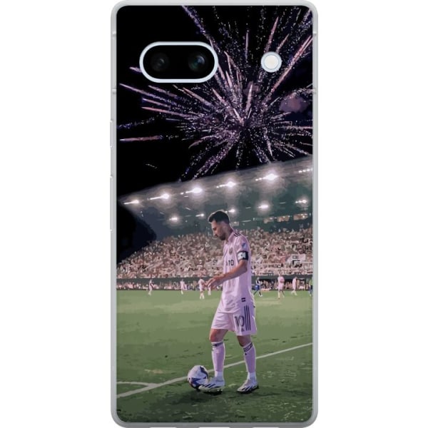 Google Pixel 7a Läpinäkyvä kuori Lionel Messi