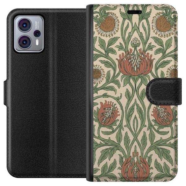 Motorola Moto G23 Lompakkokotelo Petali Yksityiskohdat