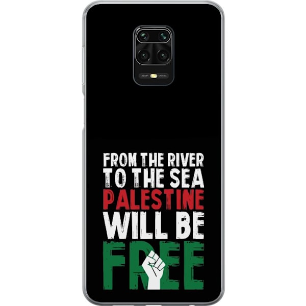 Xiaomi Redmi Note 9S Genomskinligt Skal Free Palestine – pol