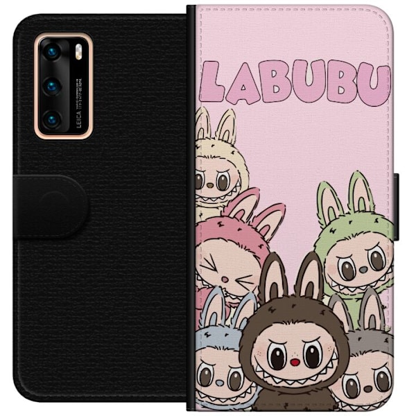 Huawei P40 Tegnebogsetui Labubu Classics