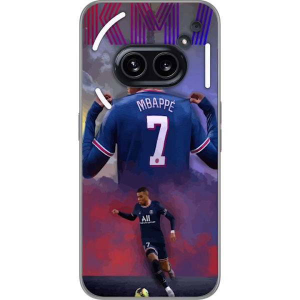 Nothing Phone (2a) Plus Läpinäkyvä kuori MAP Jalkapallo Design Graafinen Kuviointi Moderni Urheiluaihe Trendikäs Jalkapallo Suosittu Graafinen Tyy