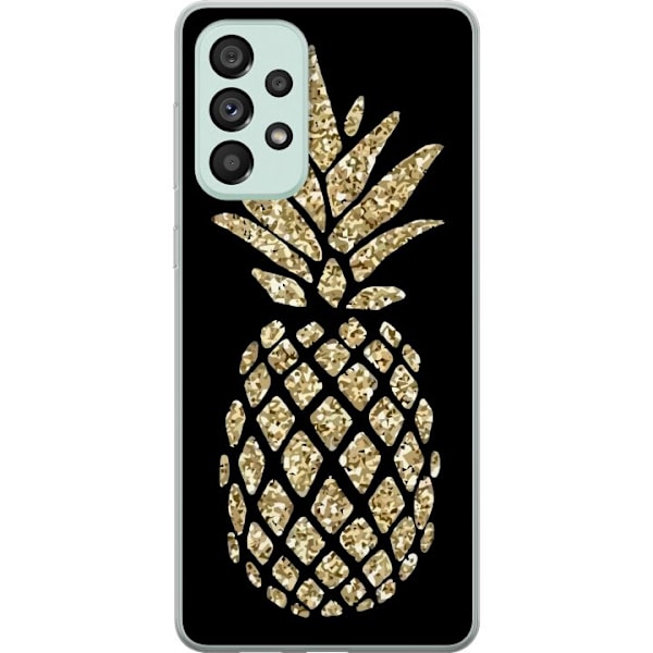 Samsung Galaxy A73 5G Läpinäkyvä kuori Ananas