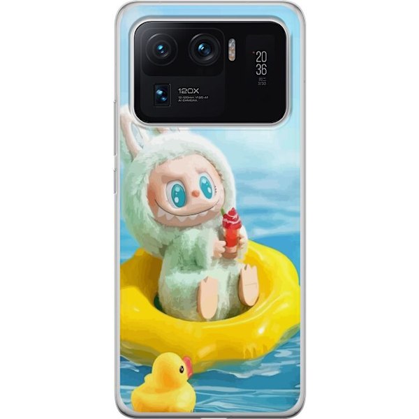 Xiaomi Mi 11 Ultra Läpinäkyvä kuori Labubu Stripe Attack -