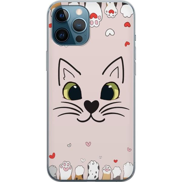 Kompatibel Mobilcover til Apple iPhone 12 Pro Max Mjooo Katt