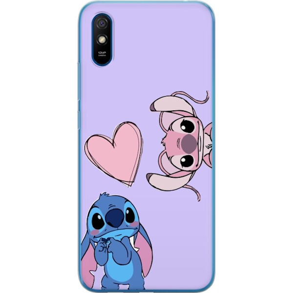 Xiaomi Redmi 9AT Genomskinligt Skal Stitch Mode